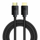 Cable Baseus HDMI 2.1 -kaapeli 8K 60 Hz 48 Gbps / 4K 120 Hz / 2K 144 Hz 3D eARC QMS