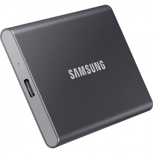 Ulkoinen SSD|SAMSUNG|T7|2TB|USB 3.2|Kirjoitusnopeus 1000 Mt/s|Lukunopeus 1050 Mt/s|MU-PC2T0T/WW