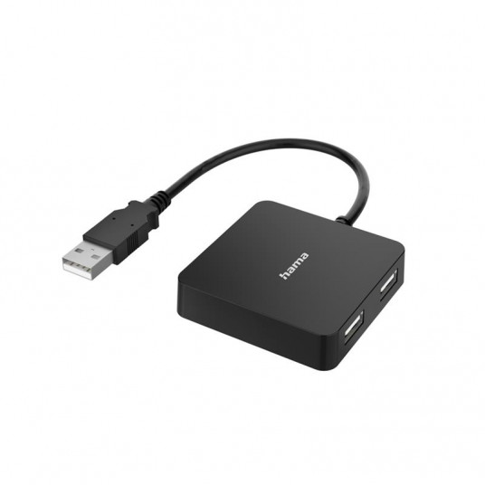USB Jagaja Hama 4 -liitäntä USB 2.0