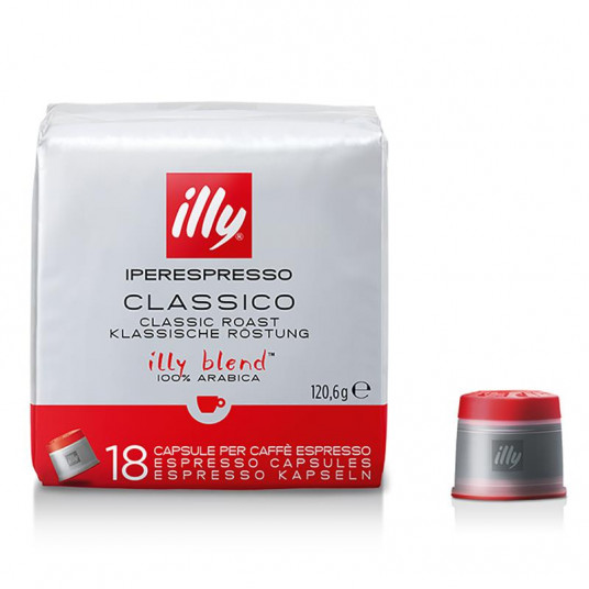 Kahvikapselit Illy, espresso, 18 kpl punainen