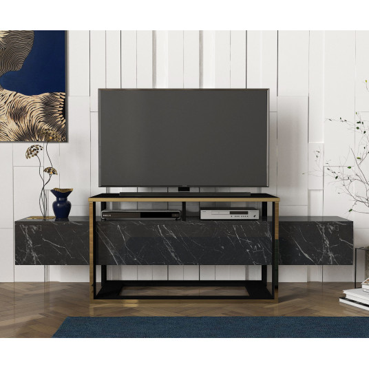 TV-taso Hanah Home Bianco - Black Gold