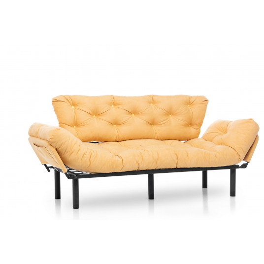Sohva - sänky Hanah Home Nitta Triple - Sinappi