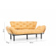 Sohva - sänky Hanah Home Nitta Triple - Sinappi