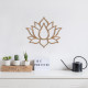 Metallikoristelu Wallxpert Lotus Flower 1 - Kupari