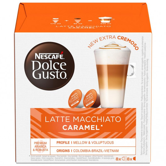 Kahvikapselit DG Caramel Latte Macchiato