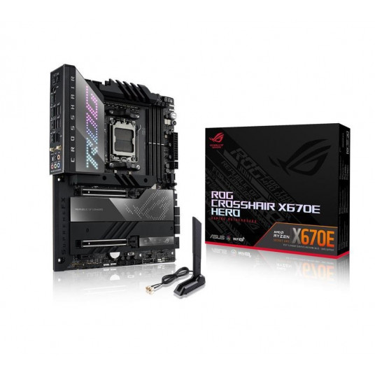 MB AMD X670 SAM5 EATX/ROG CROSSHAIR X670E HERO ASUS