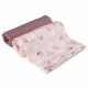 CANPOL BABIES musliinivaippa BONJOUR PARIS, 0m+, 70x70 cm, 2 kpl, pinkki, 26/901_pin