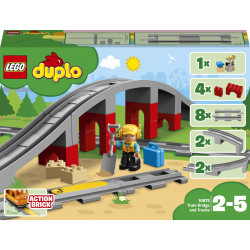 LEGO® 10872 DUPLO Town Junasilta ja raiteet