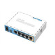 Langattomat verkkolaitteet MikroTik hAP ac lite RouterOS L4 64MB RAM, 5xLAN, 2.4/5GHz 802.11a/n/ac, 1xUSB