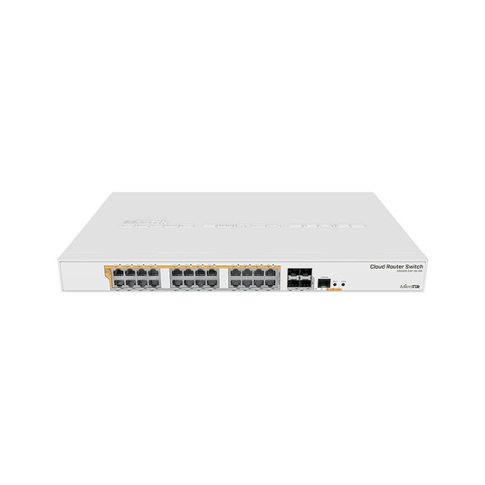 Verkkokytkin MikroTik CRS328-24P-4S+RM Gigabit Ethernet POE/POE+ reititin/kytkin PoE/Poe+ portteja määrä 24