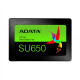 ADATA Ultimate SU650 3D NAND SSD 480 Gt, SSD muotokerroin 2,5", SSD-liitäntä SATA, kirjoitusnopeus 450 MB/s, lukunopeus 520 MB/s