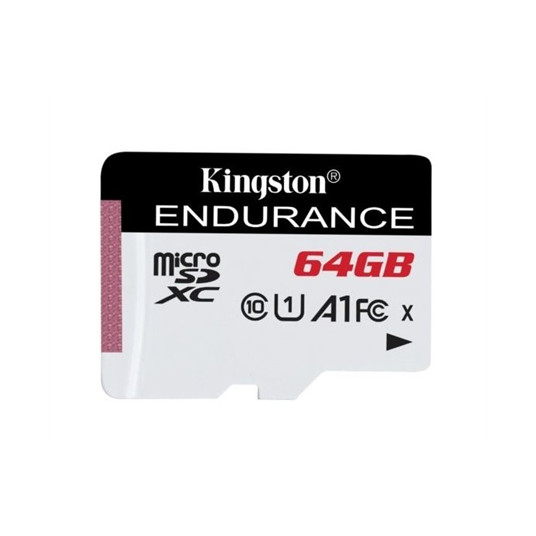 Muistikortti Kingston Endurance UHS-I U1 64 GB, micro SDXC, Flash-muisti luokka 10