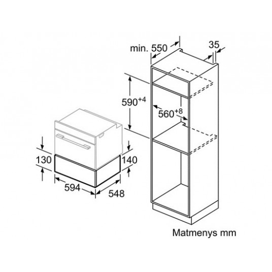 Monitoiminen lämmityslaatikko Bosch BIC630NS1