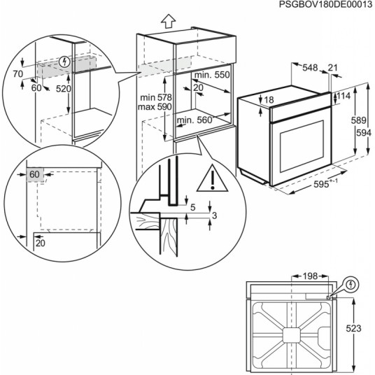 Uuni Electrolux EOD5C50Z