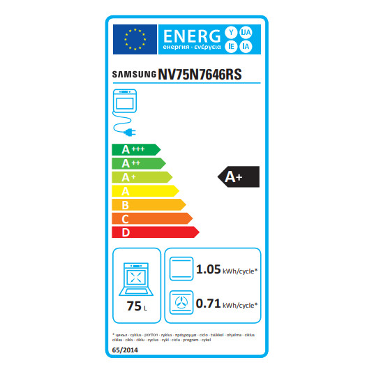 Uuni Samsung NV75N7646RS