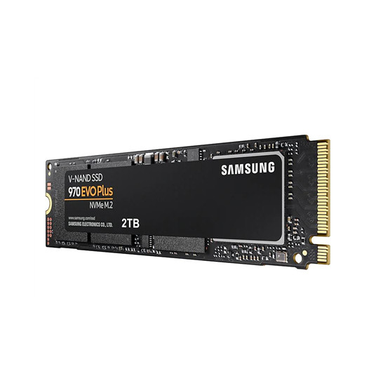 Samsung 970 Evo Plus 2000 Gt, SSD-liitäntä M.2 NVME, Kirjoitusnopeus 3300 MB/s, lukunopeus 3500 MB/s