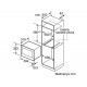 Sisäänrakennettu mikroaaltouuni Bosch BFR634GW1