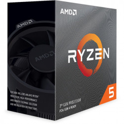 Prosessori AMD AMD Ryzen 5 3600, 3,6 GHz, AM4, prosessorisäikeitä 12, pakkaus vähittäismyynti, jäähdytin mukana, prosessoriytimiä 6, komponentti PC:lle