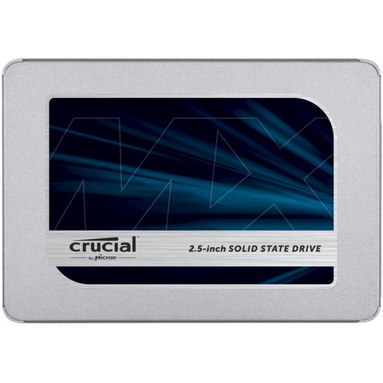 Kiintolevy SSD|CRUCIAL|MX500|250GB|SATA 3.0|TLC|Kirjoitusnopeus 510 Mt/s|Lukunopeus 560 Mt/s|2,5"|MTBF 1800000 tuntia|CT250MX500SSD1