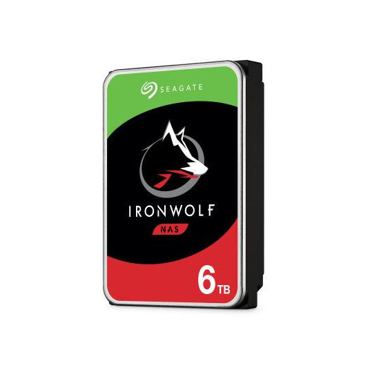 HDD|SEAGATE|IronWolf|6TB|SATA 3,0|256 Mt|7200 rpm|Levyt/päät 4/8|3,5"|ST6000VN001