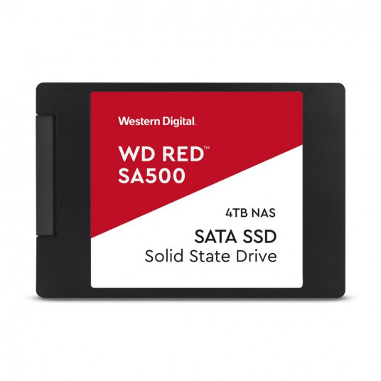 SSD|WESTERN DIGITAL|Punainen|4TB|SATA 3.0|Kirjoitusnopeus 530 Mt/s|Lukunopeus 560 Mt/s|2,5"|MTBF 2000000 tuntia|WDS400T1R0A