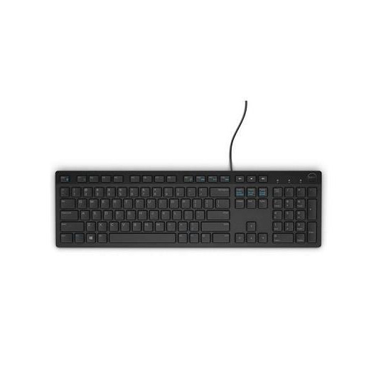 Näppäimistö Dell Multimedia Keyboard-KB216 - US International (QWERTY) - musta (RTL BOX)
