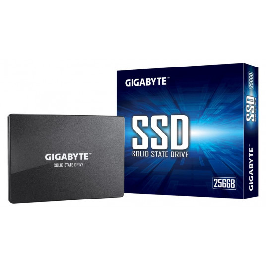 SSD|GIGABYTE|256GB|SATA 3.0|Kirjoitusnopeus 500 Mt/s|Lukunopeus 520 Mt/s|2,5"|MTBF 2000000 tuntia|GP-GSTFS31256GTND