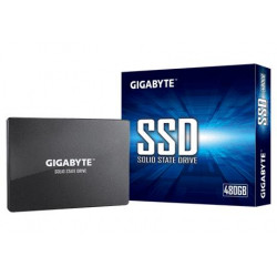 SSD|GIGABYTE|480GB|SATA 3.0|Kirjoitusnopeus 480 Mt/s|Lukunopeus 550 Mt/s|2,5"|MTBF 2000000 tuntia|GP-GSTFS31480GNTD