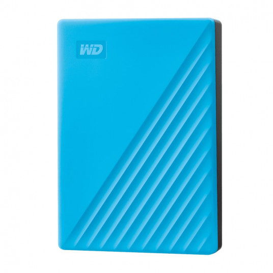 Ulkoiset kiintolevy (HDD)|WESTERN DIGITAL|My Passport|4TB|USB 2.0|USB 3.0|USB 3.2|Väri sininen|WDBPKJ0040BBL-WESN