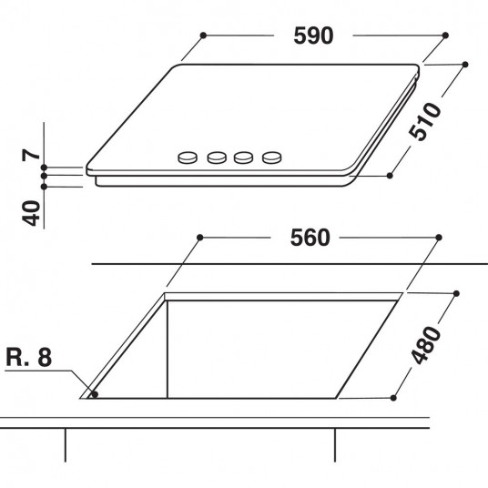 Kaasuliesi Whirlpool AKWL 628/IXL