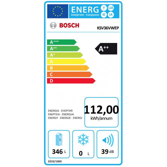 Jääkaappi Bosch KSV36VWEP