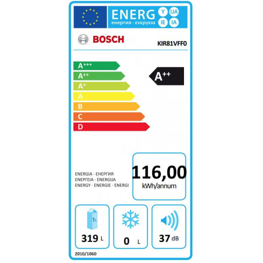 Sisäänrakennettu jääkaappi Bosch KIR81VFF0