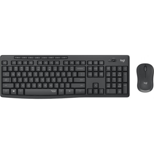 Näppäimistö ja hiiri Logitech MK295 Graphite (FIN)