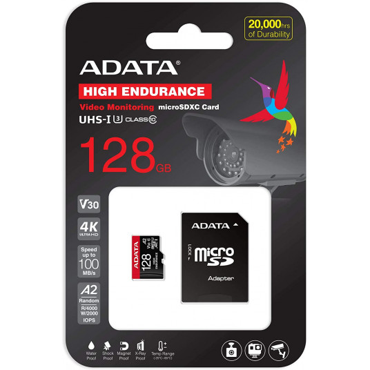 ADATA 128GB MICROSDXC sovittimella