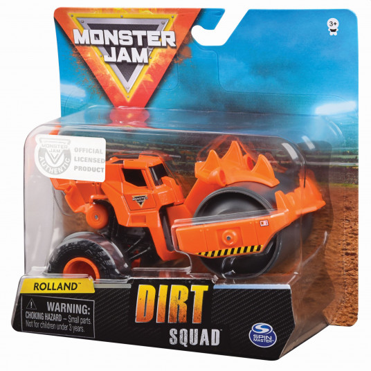 MONSTER JAM puskutraktori 1:64 Dirt Squad, lajitelma, 6055226