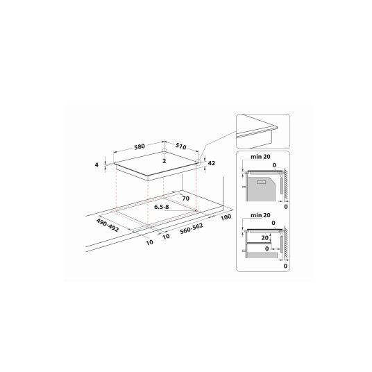 Sähköliesi Whirlpool AKT 8190/BA