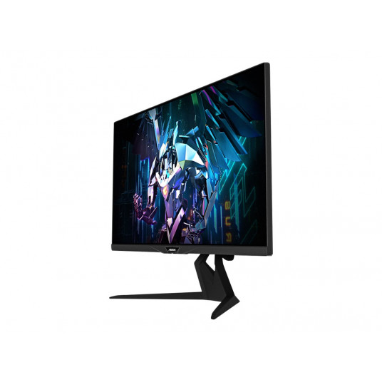 Näyttö GIGABYTE AORUS FI32Q-EU, 32", IPS, QHD, 1 ms, 350 cd/m², 165 Hz, musta