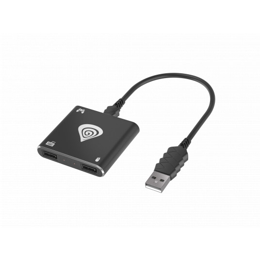 Adapteri Genesis TIN 200 hiiri/näppäimistö XboxONE/PS4/PS3/kytkinkonsoliin, musta