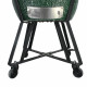 Kamado Grilli BIGGRILL 23,5" vihreä + monitoiminen 2 vyöhykejärjestelmä + teräksinen tuhkanpoistotyökalu + grillin kansi + keraaminen kananpidin