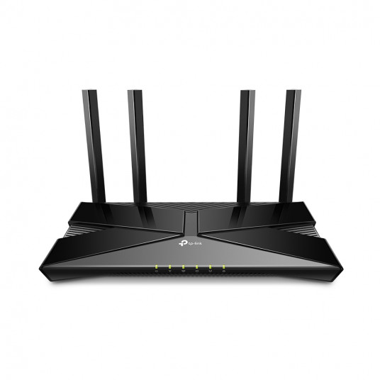 TP-Link Archer AX23 AX1800 Dual-Band Wi-Fi 6 -reititin, 574 Mbps 2,4 GHz:llä + 1201 Mbps 5 GHz:llä, 802,3 at POE ja 12 V DC, 4x sisäiset antennit