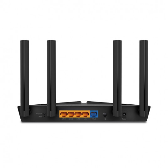 TP-Link Archer AX23 AX1800 Dual-Band Wi-Fi 6 -reititin, 574 Mbps 2,4 GHz:llä + 1201 Mbps 5 GHz:llä, 802,3 at POE ja 12 V DC, 4x sisäiset antennit