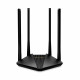 Mercusys AC1200 Wireless Dual Band Gigabit Router MR30G 802.11ac, 867+300 Mbit/s, Ethernet LAN (RJ-45) portit 2× Gigabit LAN Ports, Antennityyppi 4×5 dBi Fixed Omni-Directional Antennas