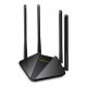 Mercusys AC1200 Wireless Dual Band Gigabit Router MR30G 802.11ac, 867+300 Mbit/s, Ethernet LAN (RJ-45) portit 2× Gigabit LAN Ports, Antennityyppi 4×5 dBi Fixed Omni-Directional Antennas