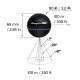 Kaikuluotain Deeper Smart Sonar PRO+2 Sonar, musta