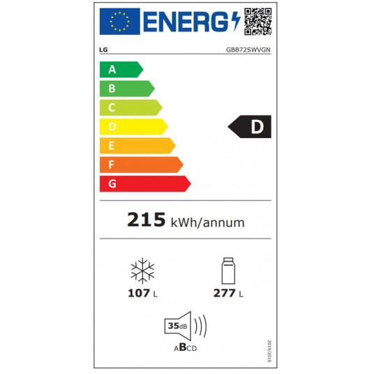 Jääkaappi LG GBB72SWVGN