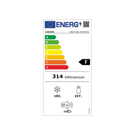 Jääkaappi Liebherr CNbef 5203