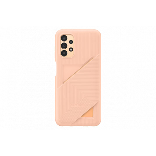 OA135TPE korttipaikan suojakotelo Samsung Galaxy A13 4G, Peach (Persikka)