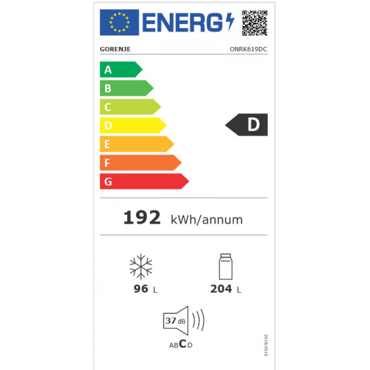 Jääkaappi GORENJE ONRK619DC