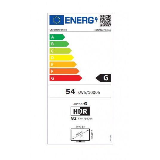 TV LG 43NANO763QA 4K NanoCell 43" Smart