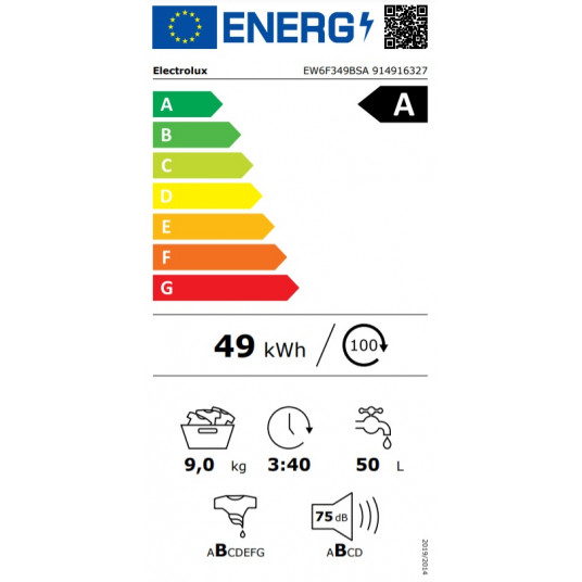 Pyykinpesukone ELECTROLUX EW6F349BSA